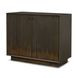 Cinder Distressed Dark Brown 2 Door Accent Cabinet