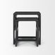 Grier Black Square Nesting Accent Table Set of 2