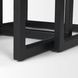 Grier Black Square Nesting Accent Table Set of 2