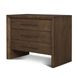 Belford Dark Brown 3 Drawer Nightstand