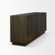 Cinder Distressed Dark Brown 4 Door Sideboard