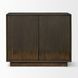 Cinder Distressed Dark Brown 2 Door Accent Cabinet