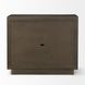 Cinder Distressed Dark Brown 2 Door Accent Cabinet