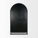 Sloan Light Brown and Black 2 Door Curio Cabinet