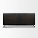 Sloan Light Brown and Black 4 Door Sideboard