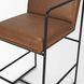 Stamford Brown Leather Upholstered Counter Height Stool