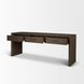 Belford Dark Brown Rectangular Console Table