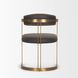 Hollyfield II Charcoal and Brown Leather Upholstered Dining Chair