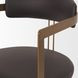Hollyfield II Charcoal and Brown Leather Upholstered Dining Chair