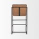 Stamford Charcoal Leather Upholstered Counter Height Stool