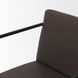 Stamford Charcoal Leather Upholstered Counter Height Stool