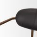 Parker Charcoal and Brown Leather Upholstered Dining Chair