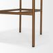 Parker Charcoal Brown Leather Upholstered Counter Height Stool