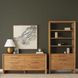 Belford Light Brown 2 Door Open Bookcase