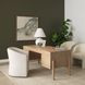 Curtis Cream Upholstered Dining Arm Chair