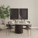 Parker Charcoal and Brown Leather Upholstered Dining Chair