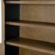 Sloan Light Brown and Black 2 Door Curio Cabinet