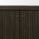 Cinder Distressed Dark Brown 4 Door Sideboard