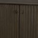Cinder Distressed Dark Brown 2 Door Accent Cabinet