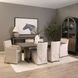 Sloan Light Brown and Black 4 Door Sideboard