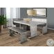 Sagewyn Gray 75" Breakfast Nook Dining Set