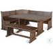 Velden Hollow Natural 75" Breakfast Nook Dining Set