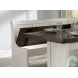Autumn Echo White 75" Breakfast Nook Dining Set