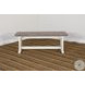 Willow Nest Marble White and Buck Skin 48" Dining Bench