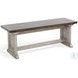 Rustic Refined Tobacco Leaf and Alpine Gray 48" Dining Bench
