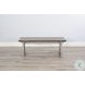 Rustic Refined Tobacco Leaf and Alpine Gray 48" Dining Bench