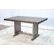 Rustic Refined Gray 60" Rectangular Dining Table