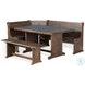 Havenstead Dark Brown 75" Breakfast Nook Dining Set