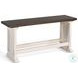 Heritage House European Cottage Wood 48" Counter Height Dining Bench