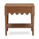 Oodle Walnut 1 Drawer Open Nightstand