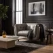 Sorella Slate Top Grain Leather Chair