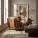 Sorella Cinnamon Brown Top Grain Leather Chair