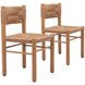 Iska Natural Outdoor Dining Chair Set Of 2