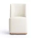 Melissa Cream Performance Fabric Upholstered Dining Chair