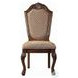 Chateau De Ville Fabric and Cherry Side Chair Set of 2