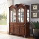Chateau De Ville Red 4 Door Buffet and Hutch with LED