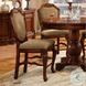 Chateau De Ville Fabric and Cherry Counter Height Chair Set of 2