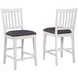 Summer Winds II White and Gray Rectangular Extendable Counter Height Dining Room Set