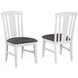Summer Winds II White and Gray Rectangular Extendable Dining Room Set