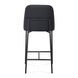 Sydney Black Upholstered Counter Height Stool Set of 2