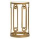 Serenelle Burnished Brass Round Accent Table