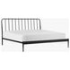 Metal Beds Matte Farmhouse King Metal Bed