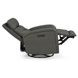 Ridgewell York Charcoal Leather Glider Power Recliner with USB Charging