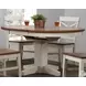 Choices Antique White 42" Extendable Dining Table