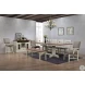 Choices Antique White Extendable Dining Table