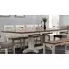 Choices Antique White Extendable Dining Table